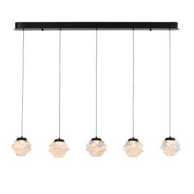 Подвесной светильник MD25030003 MD25030003-5B matt black/clear